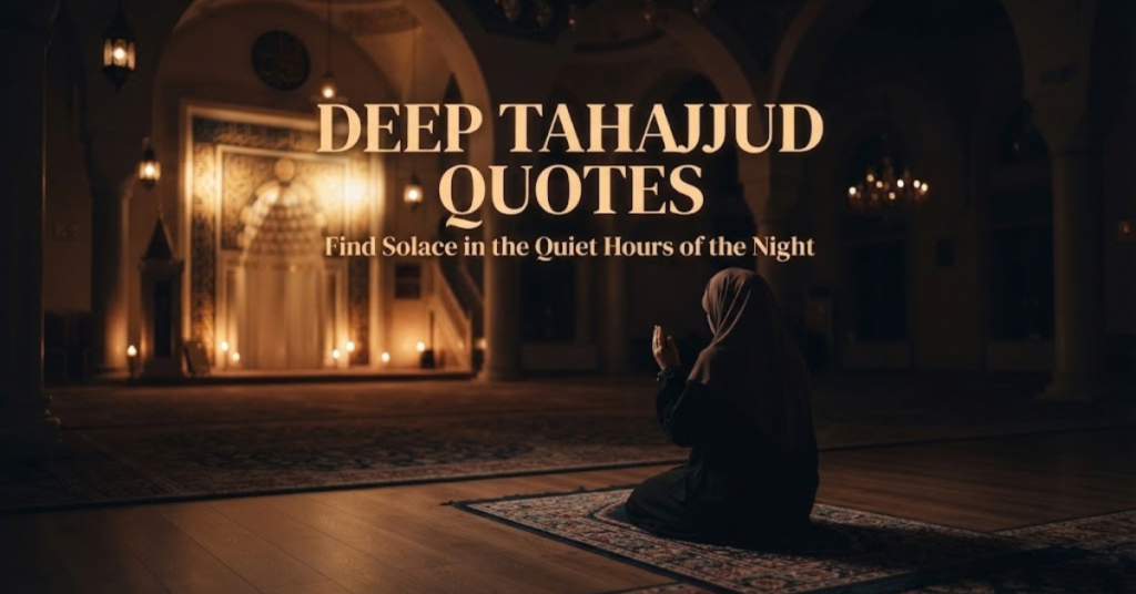 Deep Tahajjud Quotes