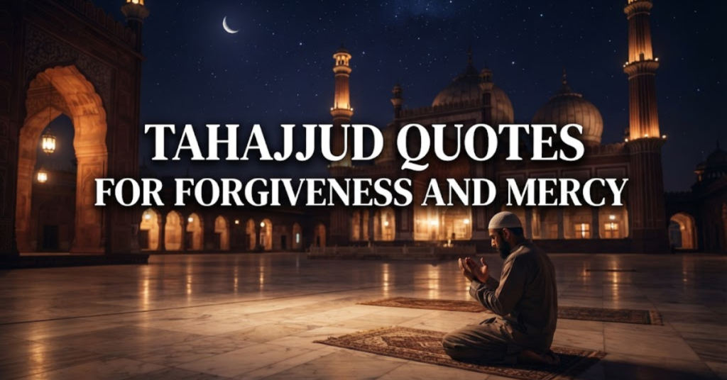 Tahajjud Quotes for Forgiveness and Mercy