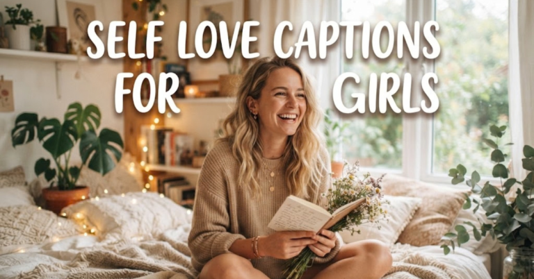 self love captions for girls