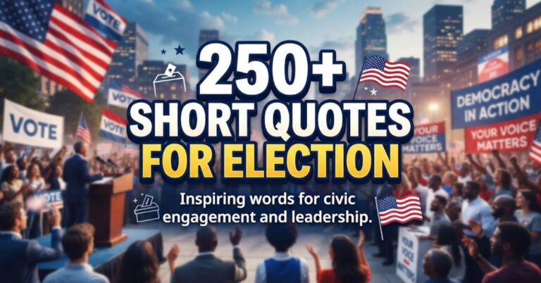 250+ Short Quotes for Election
