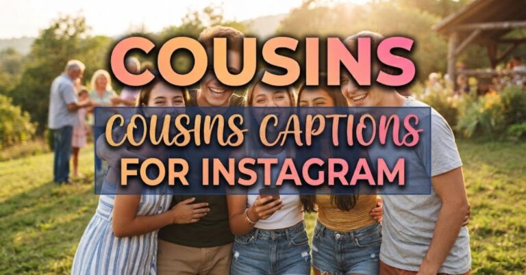 Cousins Captions for Instagram