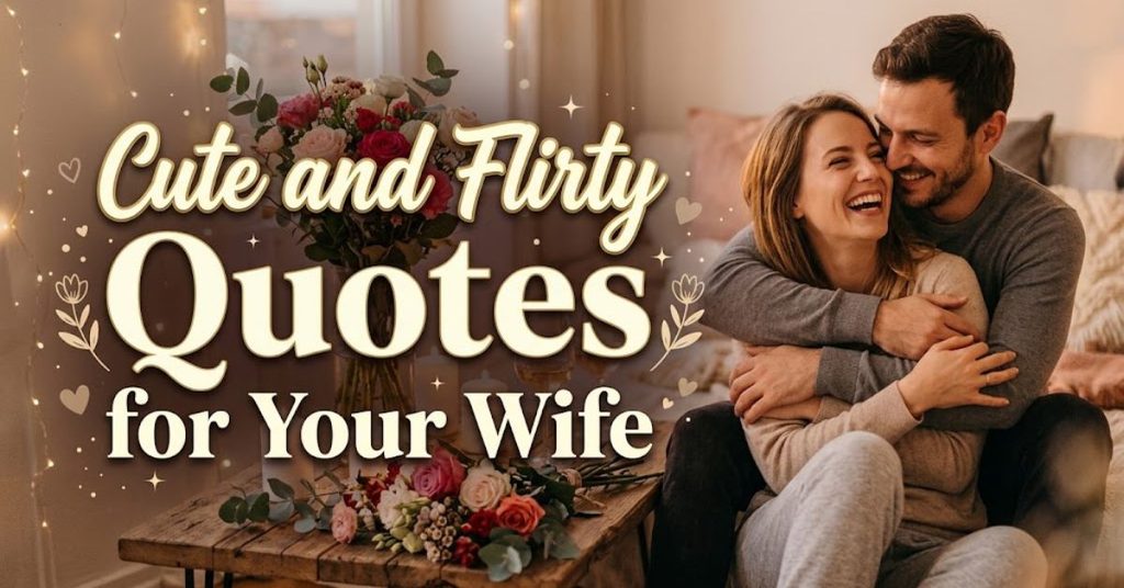 Cute and Flirty Quotes for Your Wife