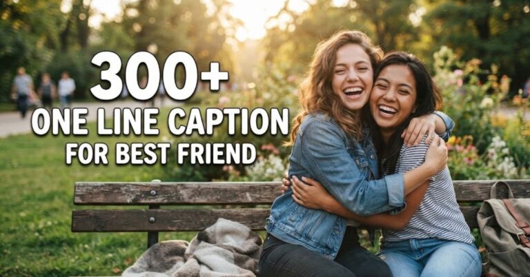 One Line Caption for Best Friend